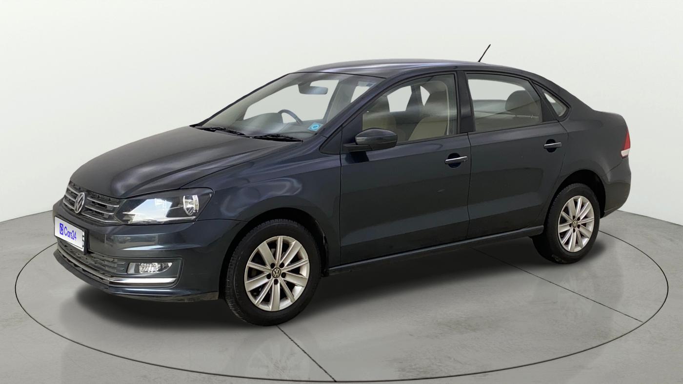 2017 Volkswagen Vento 1.2 TSI HIGHLINE PLUS AT, Petrol, Automatic, 57,573 km, Left Front Diagonal