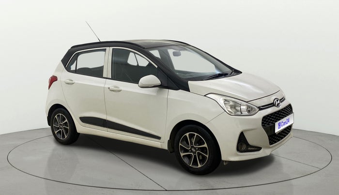 2017 Hyundai Grand i10 SPORTZ (O) AT 1.2 KAPPA VTVT, Petrol, Automatic, 66,322 km, Right Front Diagonal