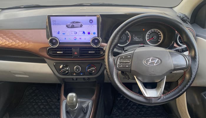 2021 Hyundai AURA S 1.2 CRDI, Diesel, Manual, 1,38,569 km, Steering Wheel Close Up