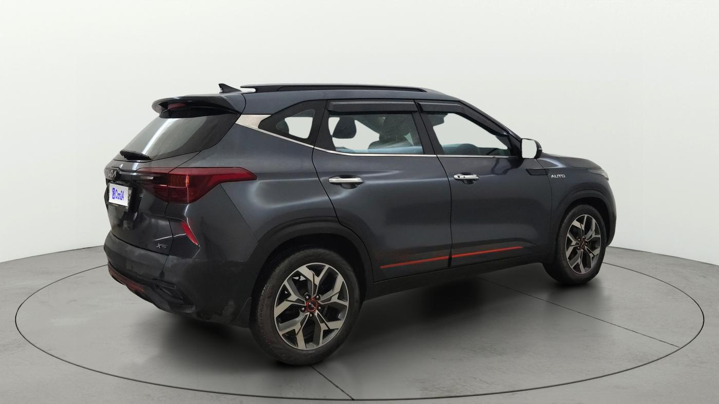 2022 KIA SELTOS X LINE 1.5 DIESEL AT, Diesel, Automatic, 42,921 km, Right Back Diagonal