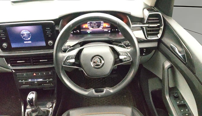 2022 Skoda KUSHAQ STYLE 1.0L TSI AT (6 AIRBAGS), Petrol, Automatic, 47,751 km, Steering Wheel Close Up
