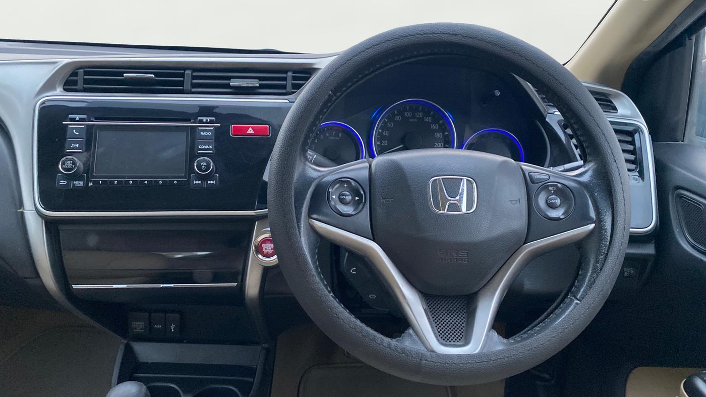 2015 Honda City 1.5L I-VTEC VX, Petrol, Manual, 1,02,170 km, Steering Wheel Close Up