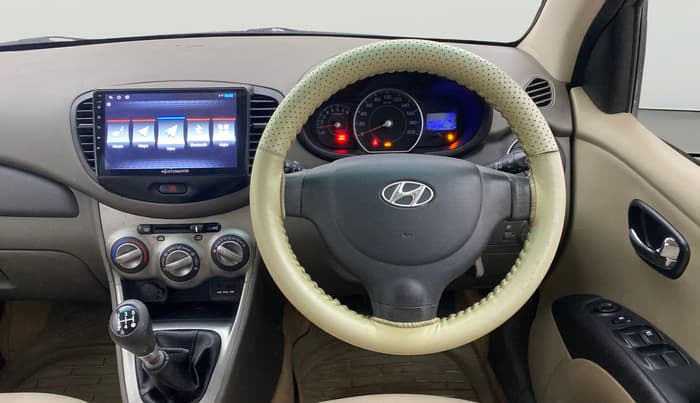 2013 Hyundai i10 SPORTZ 1.2, Petrol, Manual, 1,15,482 km, Steering Wheel Close Up