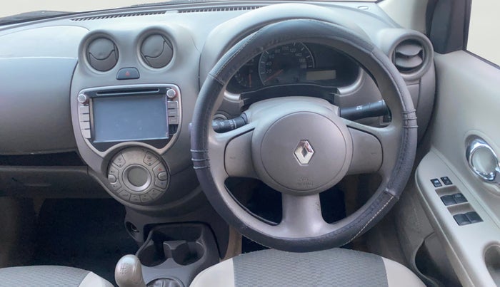 2013 Renault Pulse RXZ PETROL, Petrol, Manual, 1,09,753 km, Steering Wheel Close Up