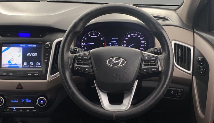 2019 Hyundai Creta SX (O) EXECUTIVE 1.6 PETROL, Petrol, Manual, 35,320 km, Steering Wheel Close Up
