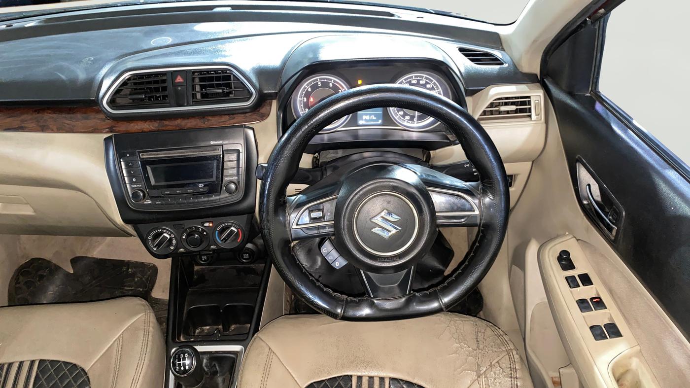 2018 Maruti Dzire VXI, Petrol, Manual, 94,507 km, Steering Wheel Close Up