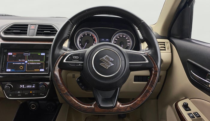 2018 Maruti Dzire ZXI PLUS AMT, Petrol, Automatic, 40,370 km, Steering Wheel Close Up