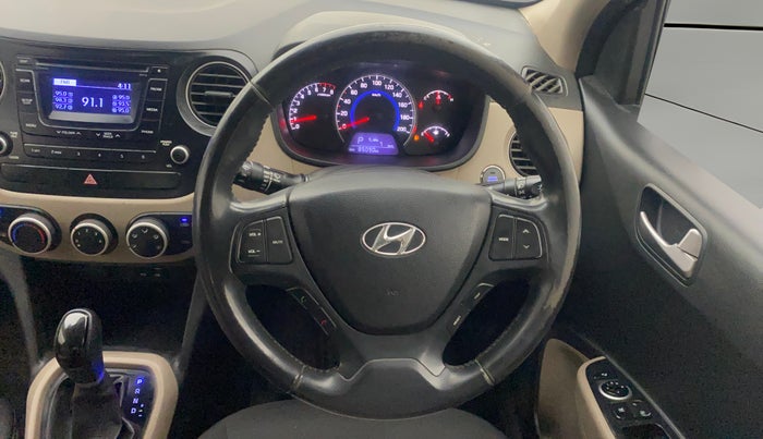 2015 Hyundai Grand i10 ASTA AT 1.2 KAPPA VTVT, Petrol, Automatic, 85,053 km, Steering Wheel Close Up