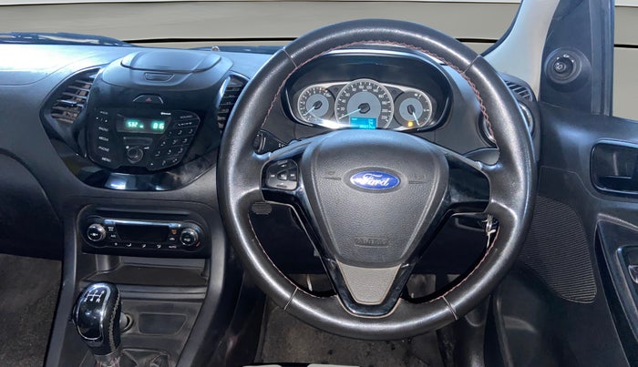 2017 Ford New Figo TITANIUM 1.2 PETROL MT, Petrol, Manual, 36,596 km, Steering Wheel Close Up