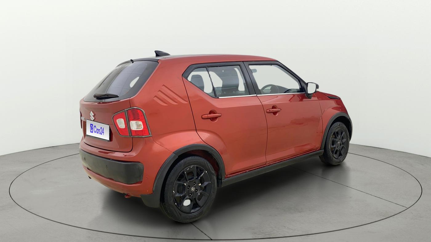 2017 Maruti IGNIS ZETA 1.2 AMT, CNG, Automatic, 1,28,019 km, Right Back Diagonal