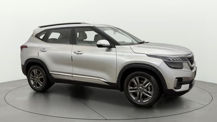 2023 KIA SELTOS HTX IVT, Petrol, Automatic, 73,471 km, Right Front Diagonal