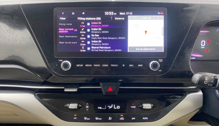 2022 KIA CARENS LUXURY PLUS 1.4 PETROL DCT 7 STR, Petrol, Automatic, 51,950 km, Air Conditioner