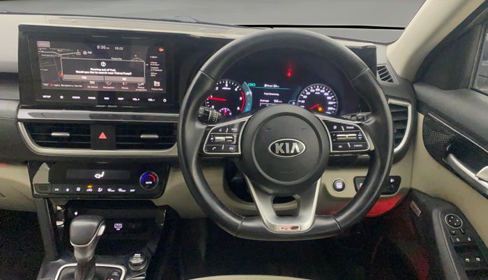 2020 KIA SELTOS GTX PLUS AT 1.5 DIESEL, Diesel, Automatic, 1,01,607 km, Steering Wheel Close Up