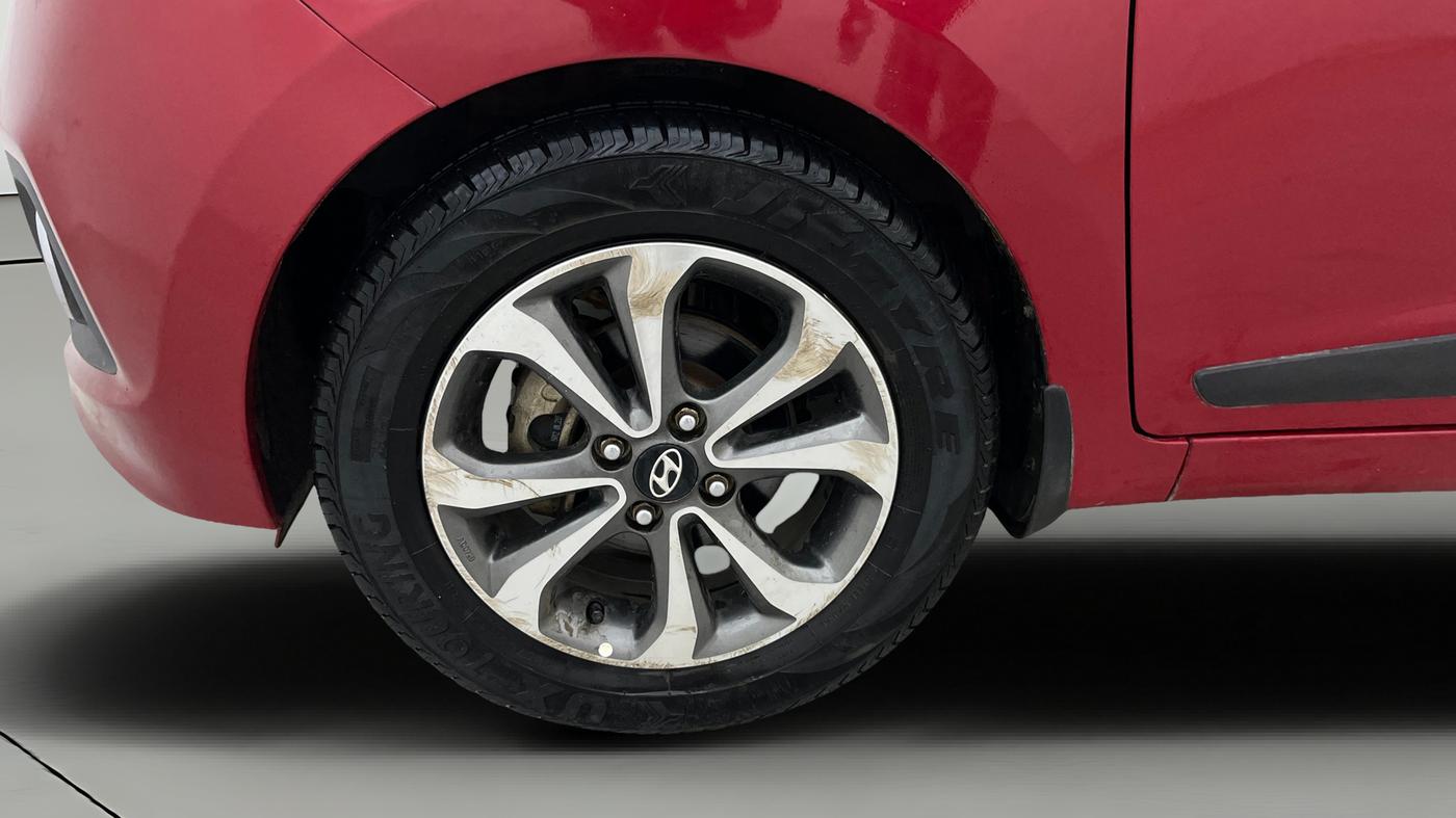 2014 Hyundai Xcent SX 1.2 (O), Petrol, Manual, 70,371 km, Left Front Wheel