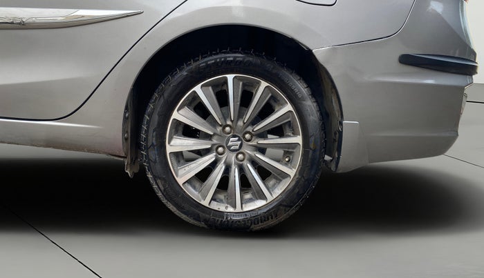 2019 Maruti Ciaz ALPHA 1.5 SHVS PETROL, CNG, Manual, 47,590 km, Left Rear Wheel