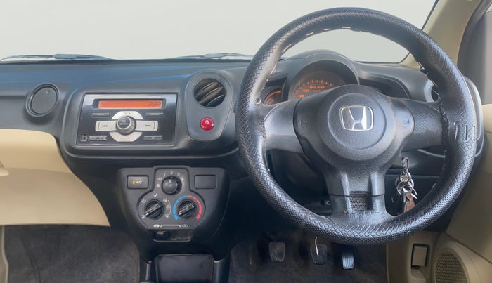 2014 Honda Amaze 1.2L I-VTEC E, CNG, Manual, 63,777 km, Steering Wheel Close Up