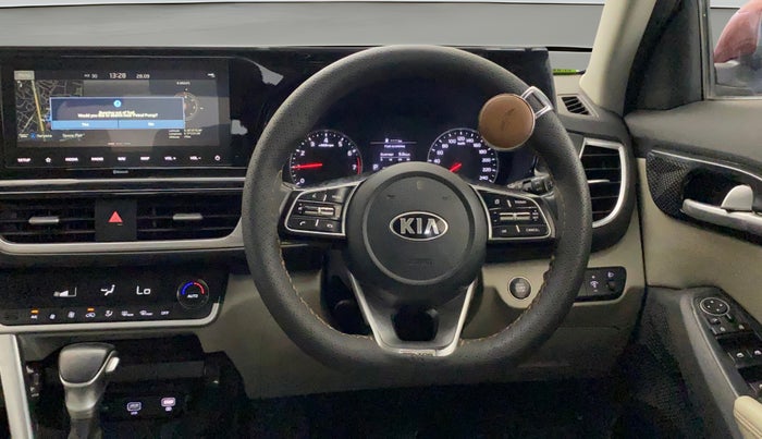 2021 KIA SELTOS HTX IVT 1.5 PETROL, Petrol, Automatic, 76,162 km, Steering Wheel Close Up