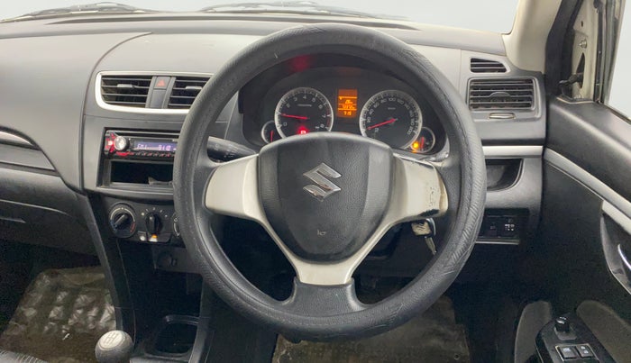 2014 Maruti Swift VXI, Petrol, Manual, 73,370 km, Steering Wheel Close Up