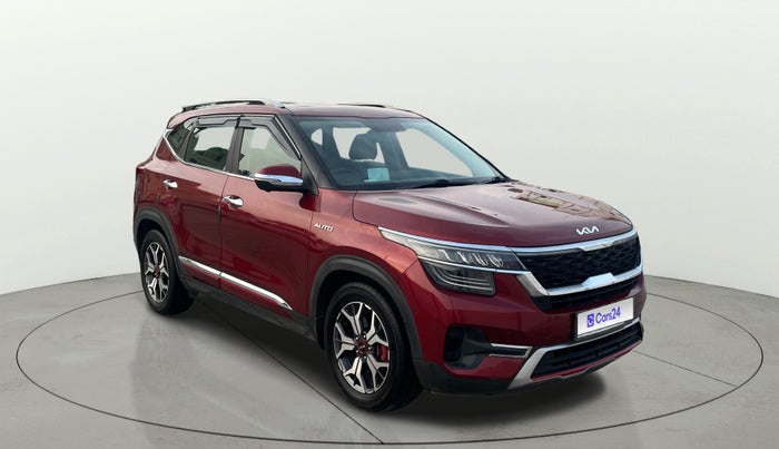 2021 KIA SELTOS GTX PLUS AT 1.5 DIESEL, Diesel, Automatic, 1,47,103 km, Right Front Diagonal