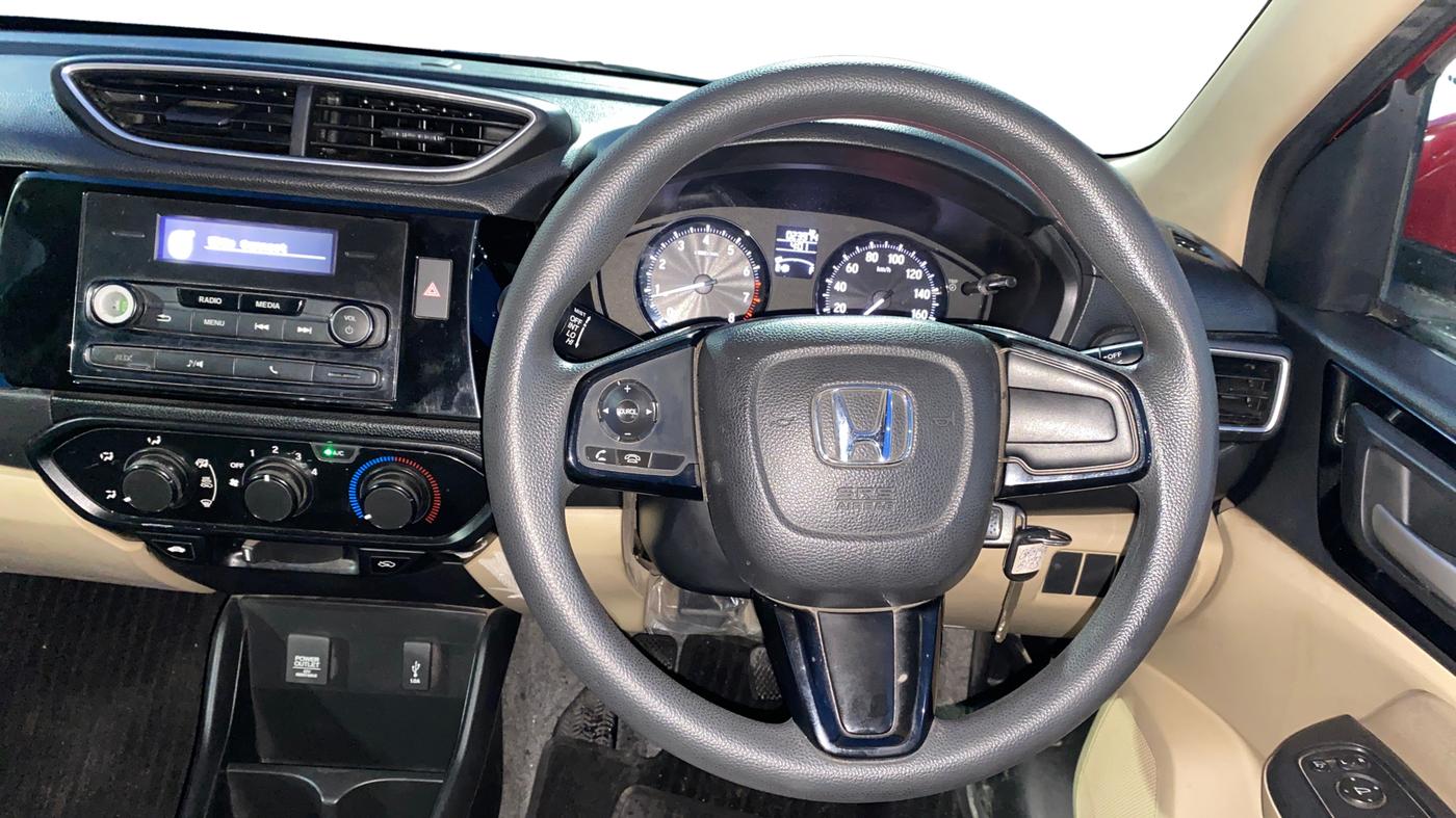 2021 Honda Amaze 1.2L I-VTEC S, Petrol, Manual, 23,951 km, Steering Wheel Close Up