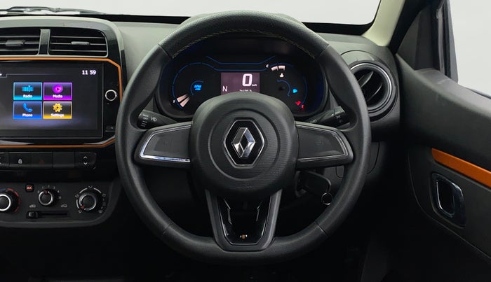2021 Renault Kwid CLIMBER 1.0 AMT (O), Petrol, Automatic, 24,348 km, Steering Wheel Close Up