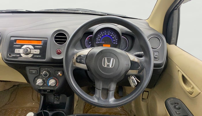 2015 Honda Amaze 1.2L I-VTEC S, CNG, Manual, 30,174 km, Steering Wheel Close Up