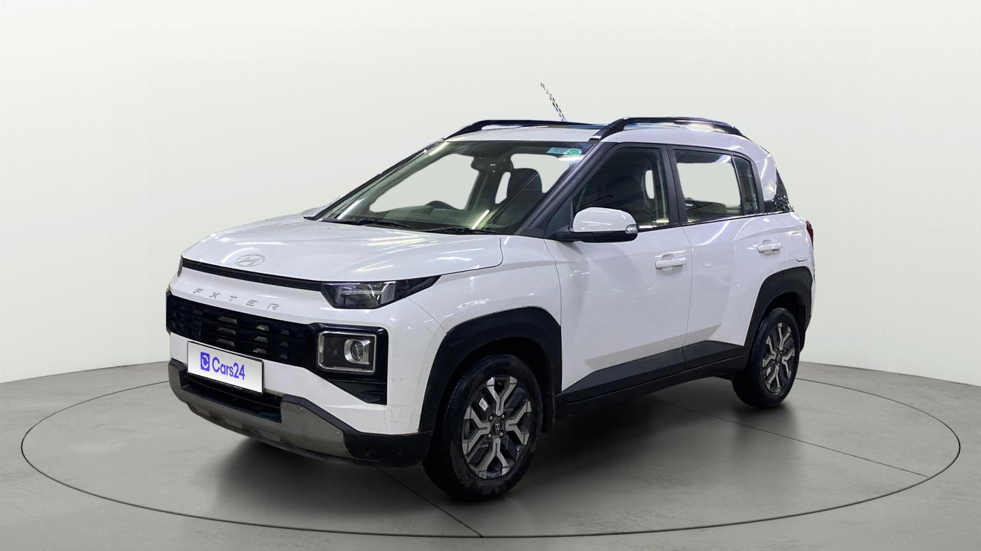 2025 Hyundai EXTER SX(O) CONNECT 1.2 AMT, Petrol, Automatic, 8,069 km, Left Front Diagonal