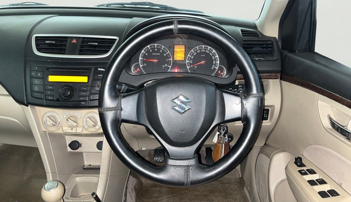 2014 Maruti Swift Dzire VXI, Petrol, Manual, 47,583 km, Steering Wheel Close Up