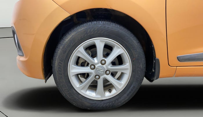 2014 Hyundai Grand i10 ASTA AT 1.2 KAPPA VTVT, Petrol, Automatic, 39,542 km, Left Front Wheel