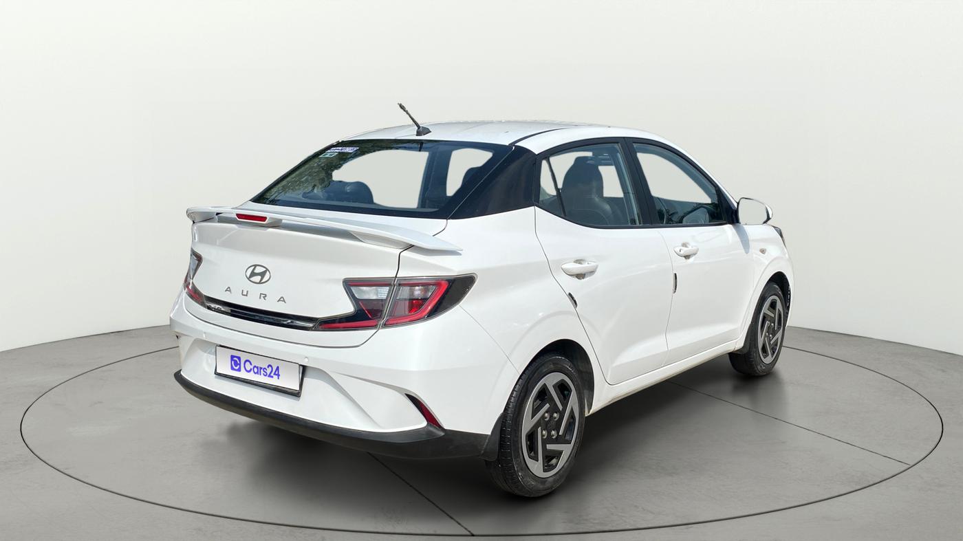 2024 Hyundai AURA S 1.2, Petrol, Manual, 22,356 km, Right Back Diagonal