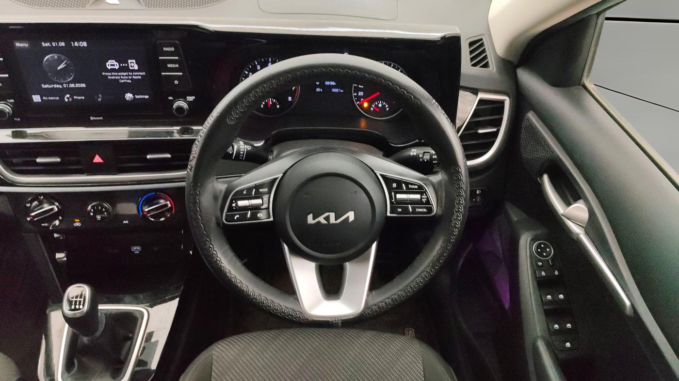 2023 KIA SELTOS HTK PLUS 1.5, Petrol, Manual, 15,298 km, Steering Wheel Close Up