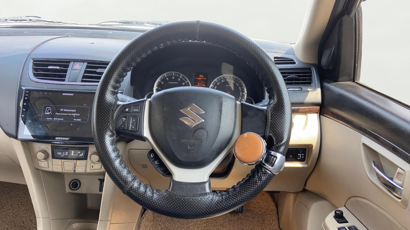 2015 Maruti Swift Dzire ZXI, Petrol, Manual, 76,554 km, Steering Wheel Close Up