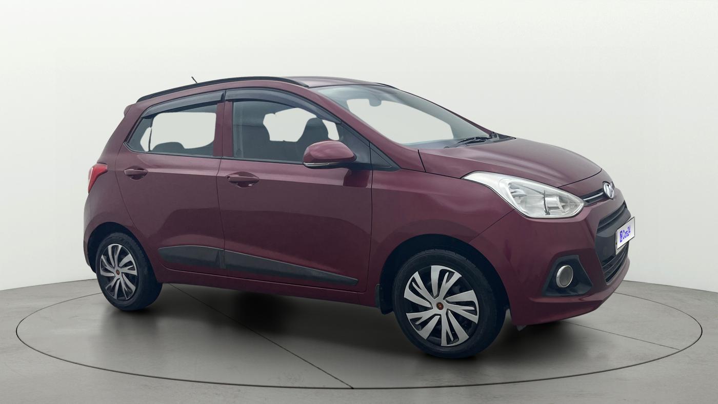 2016 Hyundai Grand i10 SPORTZ 1.2 KAPPA VTVT, Petrol, Manual, 38,332 km, Right Front Diagonal