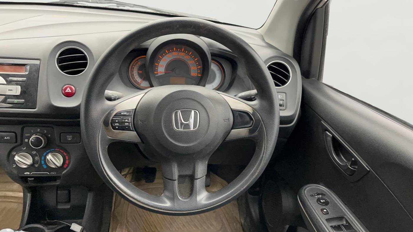 2014 Honda Brio S MT, Petrol, Manual, 71,771 km, Steering Wheel Close Up