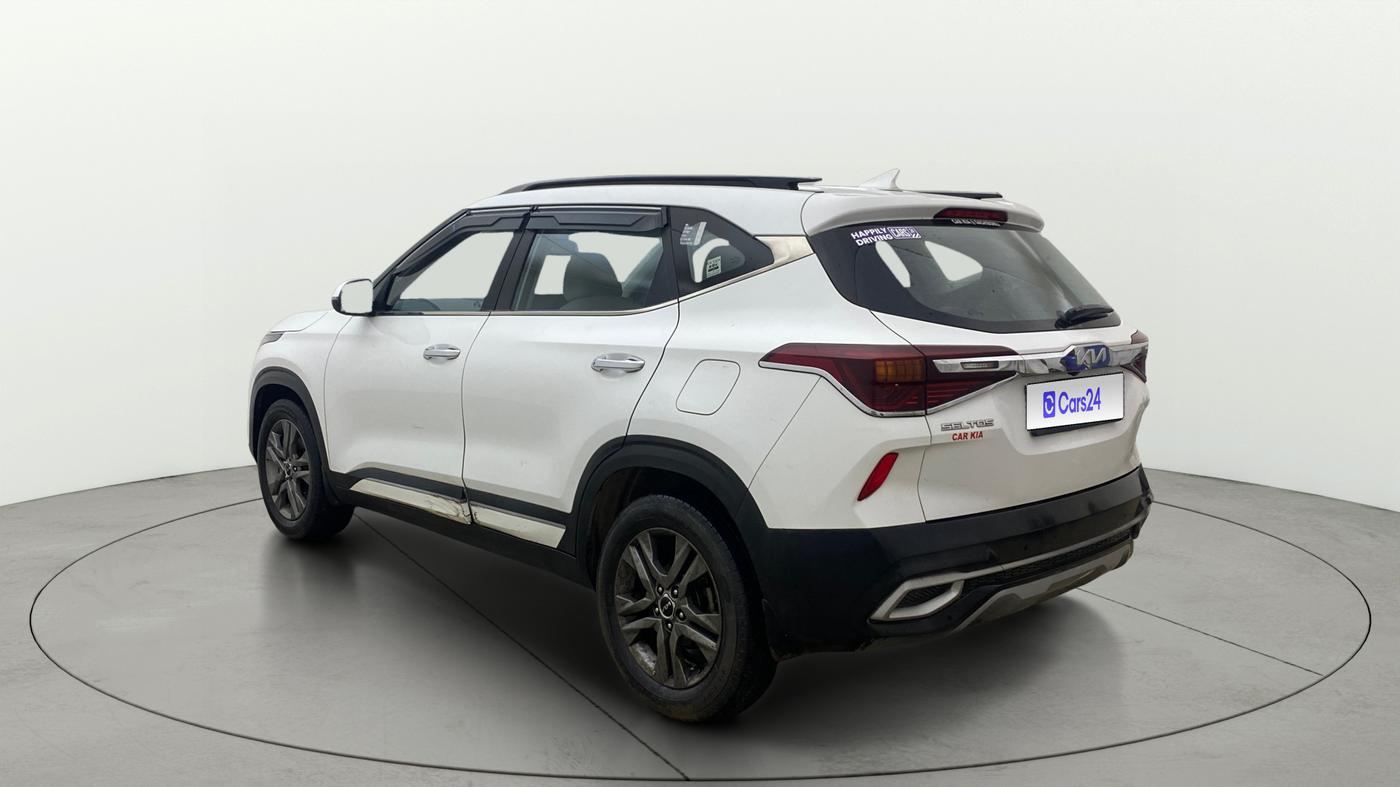 2021 KIA SELTOS HTX IVT 1.5 PETROL, Petrol, Automatic, 70,627 km, Left Back Diagonal