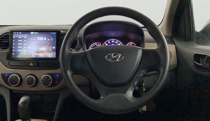 2016 Hyundai Grand i10 MAGNA AT 1.2 KAPPA VTVT, Petrol, Automatic, 27,926 km, Steering Wheel Close Up