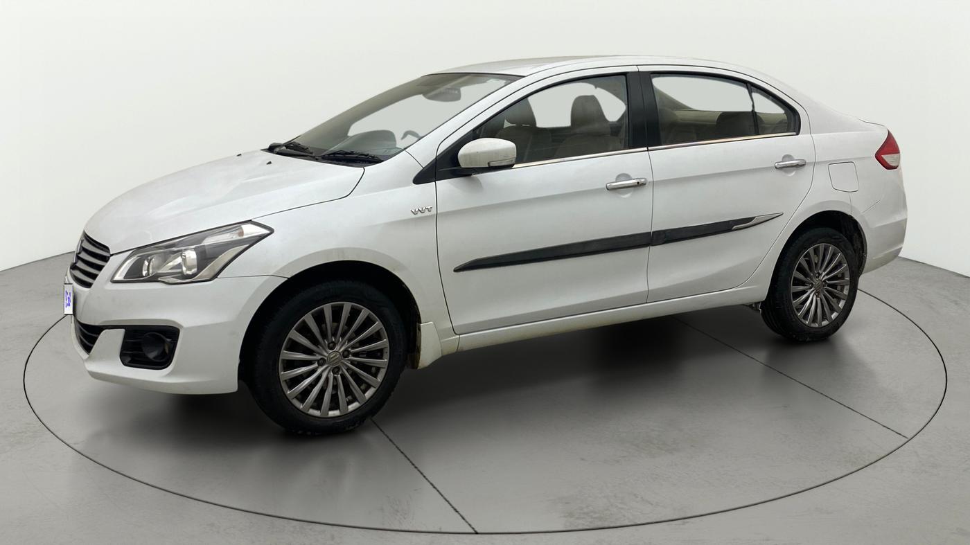 2016 Maruti Ciaz ZXI+ AT, Petrol, Automatic, 65,243 km, Left Front Diagonal