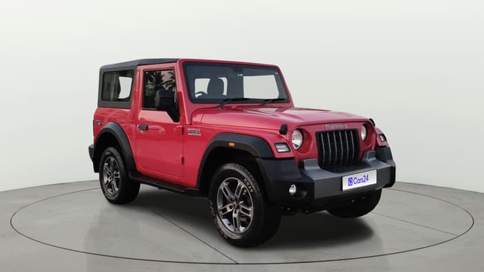 2021 Mahindra Thar LX D AT 4WD HT, Diesel, Automatic, 1,00,425 km, Right Front Diagonal