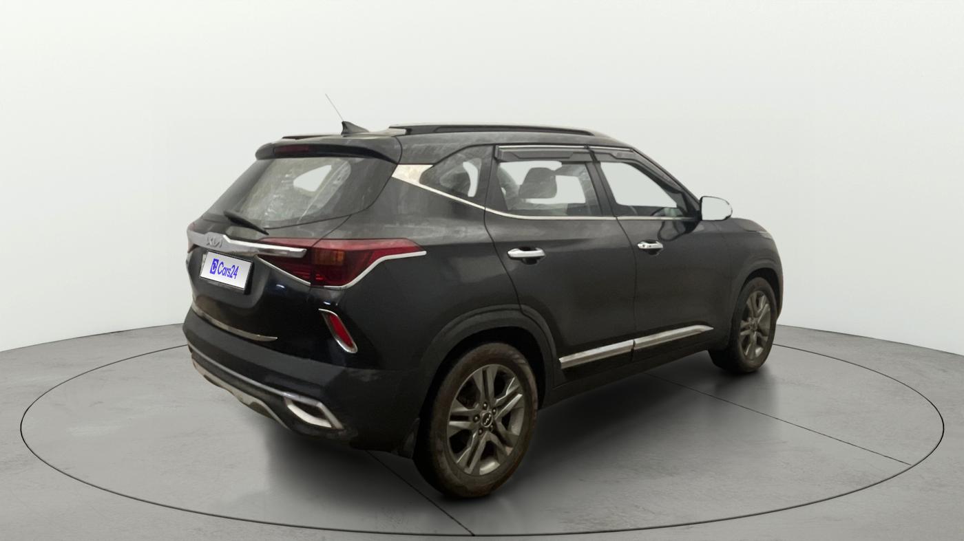 2021 KIA SELTOS HTX IVT 1.5 PETROL, Petrol, Automatic, 70,524 km, Right Back Diagonal