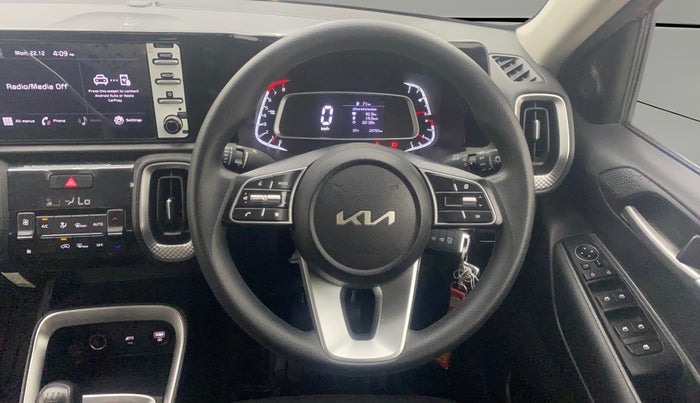 2021 KIA SONET HTK PLUS 1.2, Petrol, Manual, 24,717 km, Steering Wheel Close Up