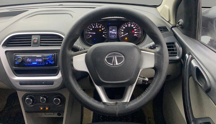2017 Tata Tiago XM PETROL, Petrol, Manual, 1,46,478 km, Steering Wheel Close Up