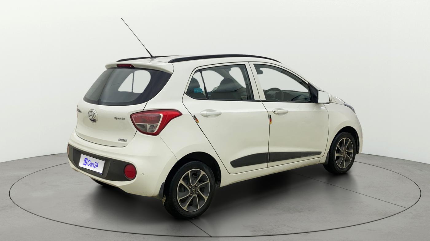2017 Hyundai Grand i10 SPORTZ (O) AT 1.2 KAPPA VTVT, Petrol, Automatic, 34,422 km, Right Back Diagonal