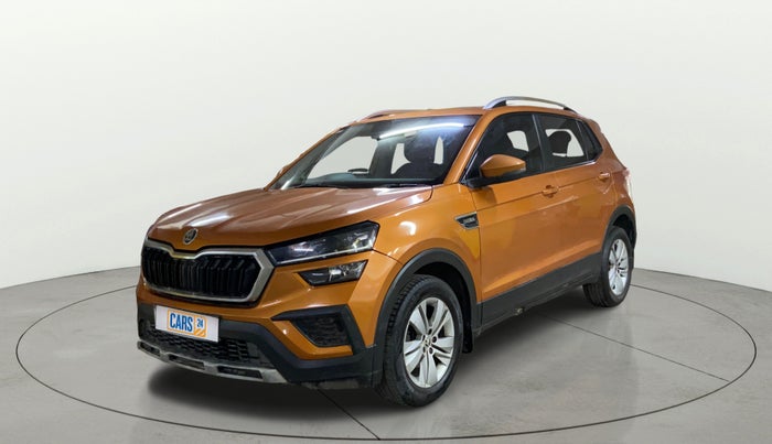 2021 Skoda KUSHAQ AMBITION 1.0L TSI AT, Petrol, Automatic, 64,270 km, Left Front Diagonal