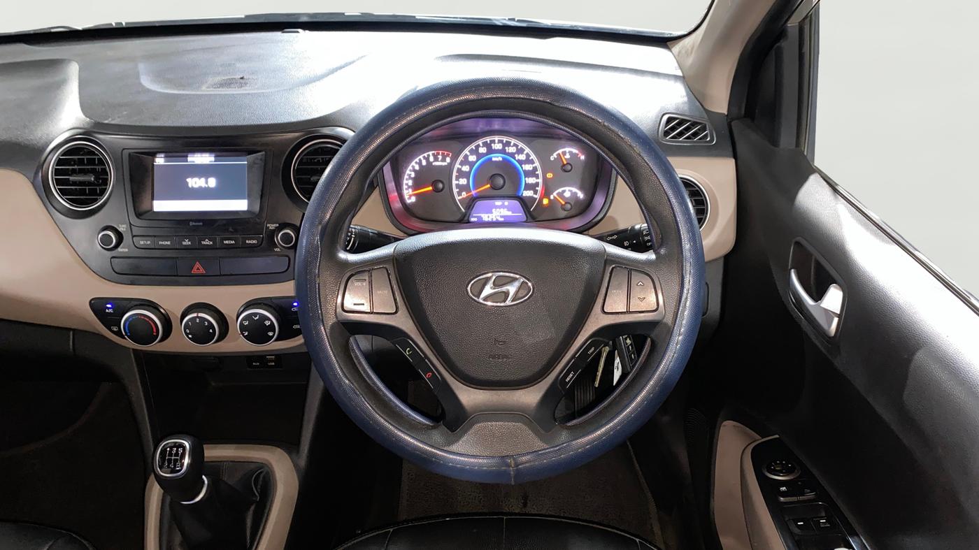 2018 Hyundai Grand i10 SPORTZ 1.2 KAPPA VTVT, Petrol, Manual, 76,234 km, Steering Wheel Close Up