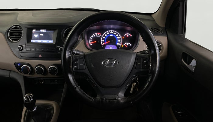 2017 Hyundai Grand i10 SPORTZ 1.2 KAPPA VTVT, Petrol, Manual, 54,672 km, Steering Wheel Close Up