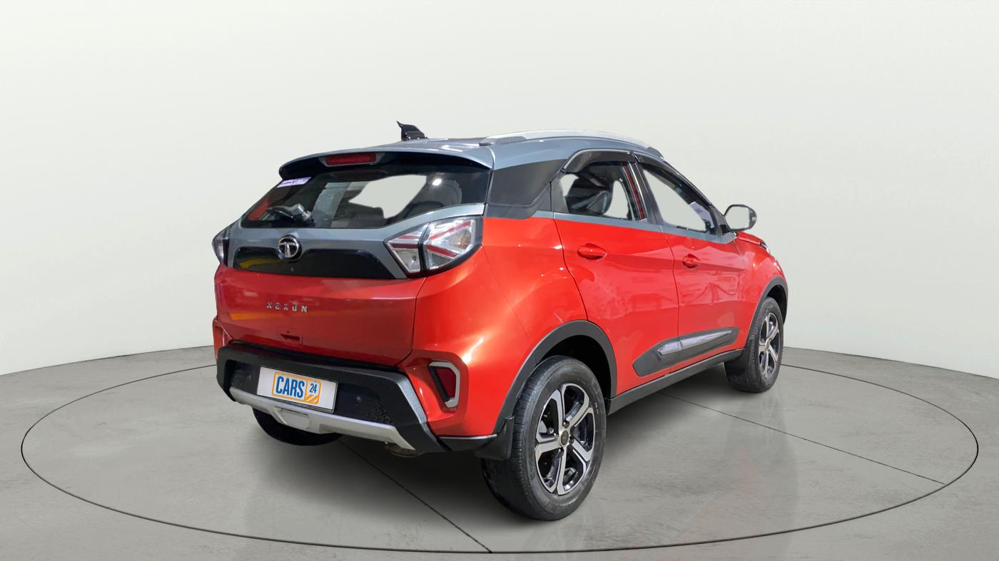 2022 Tata NEXON XZ PLUS (HS) PETROL DUAL TONE, Petrol, Manual, 87,871 km, Right Back Diagonal