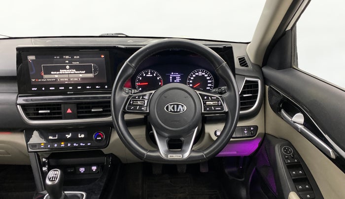 2020 KIA SELTOS HTX 1.5 PETROL, Petrol, Manual, 47,266 km, Steering Wheel Close Up
