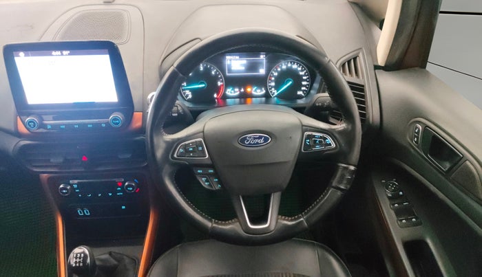 2018 Ford Ecosport TITANIUM 1.5L SPORTS(SUNROOF) DIESEL, Diesel, Manual, 96,630 km, Steering Wheel Close Up