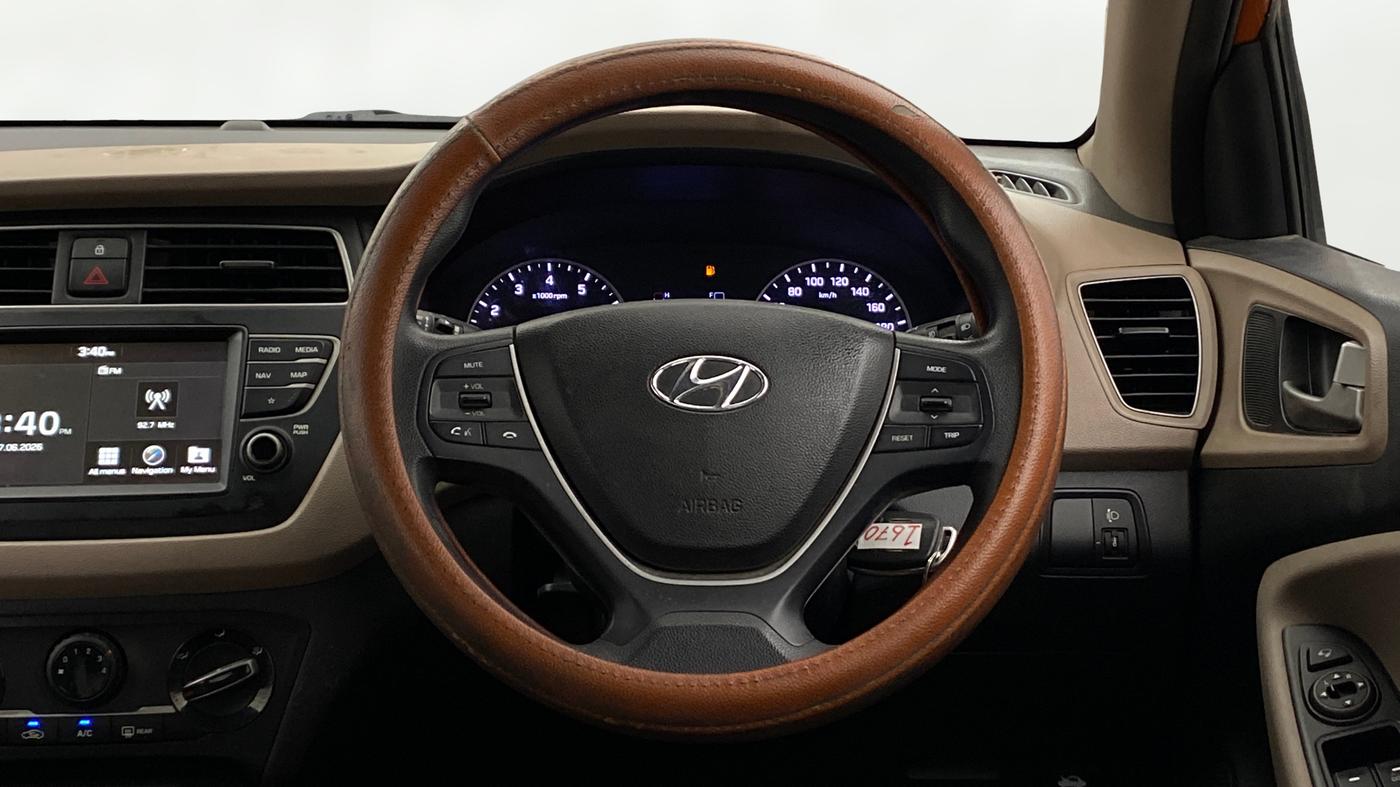 2019 Hyundai Elite i20 SPORTZ PLUS 1.2, Petrol, Manual, 43,688 km, Steering Wheel Close Up
