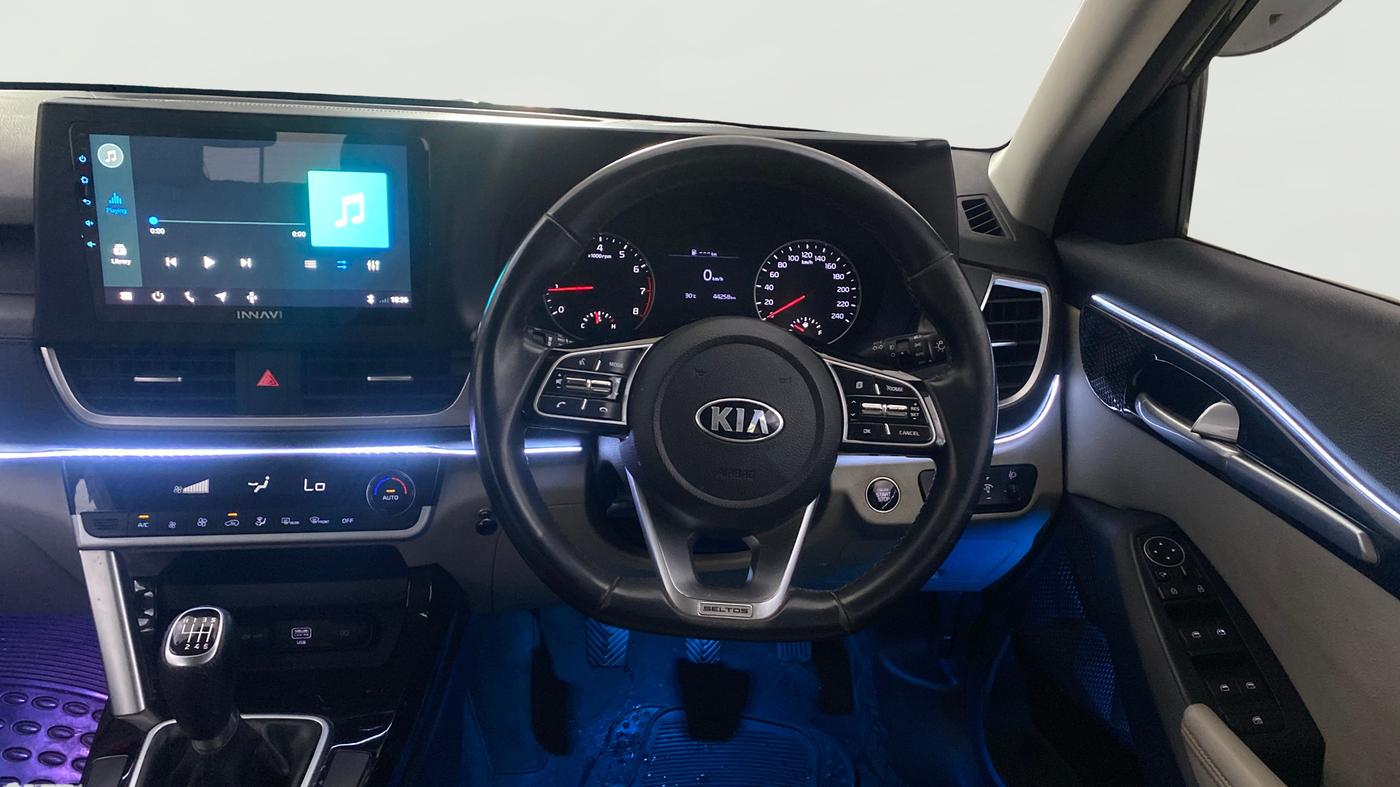 2020 KIA SELTOS HTX 1.5 PETROL, Petrol, Manual, 44,258 km, Steering Wheel Close Up